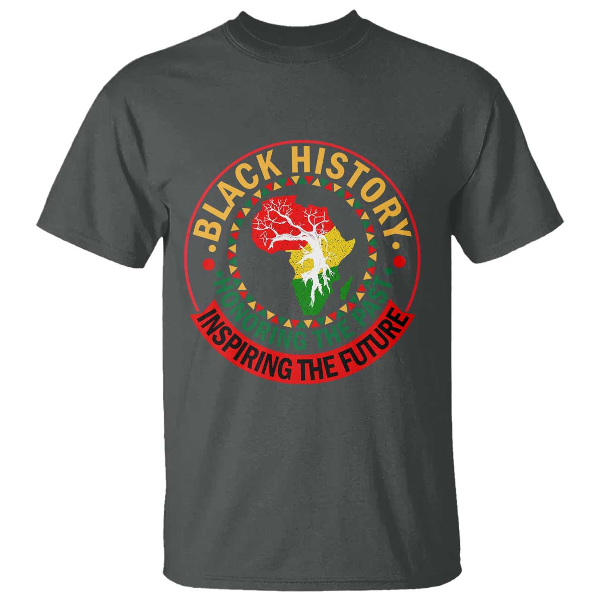 Inspiring The Future Honoring The Past T Shirt African American Heritage - Wonder Print Shop