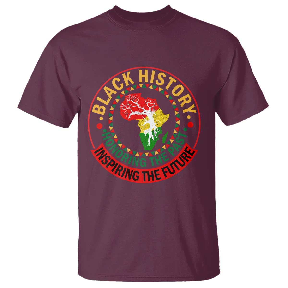 Inspiring The Future Honoring The Past T Shirt African American Heritage - Wonder Print Shop