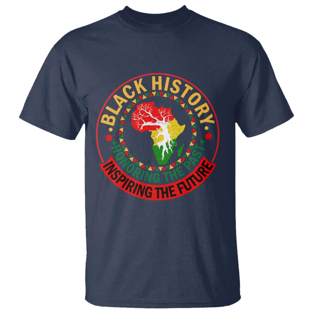Inspiring The Future Honoring The Past T Shirt African American Heritage - Wonder Print Shop