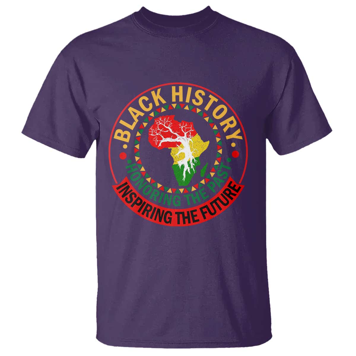 Inspiring The Future Honoring The Past T Shirt African American Heritage - Wonder Print Shop