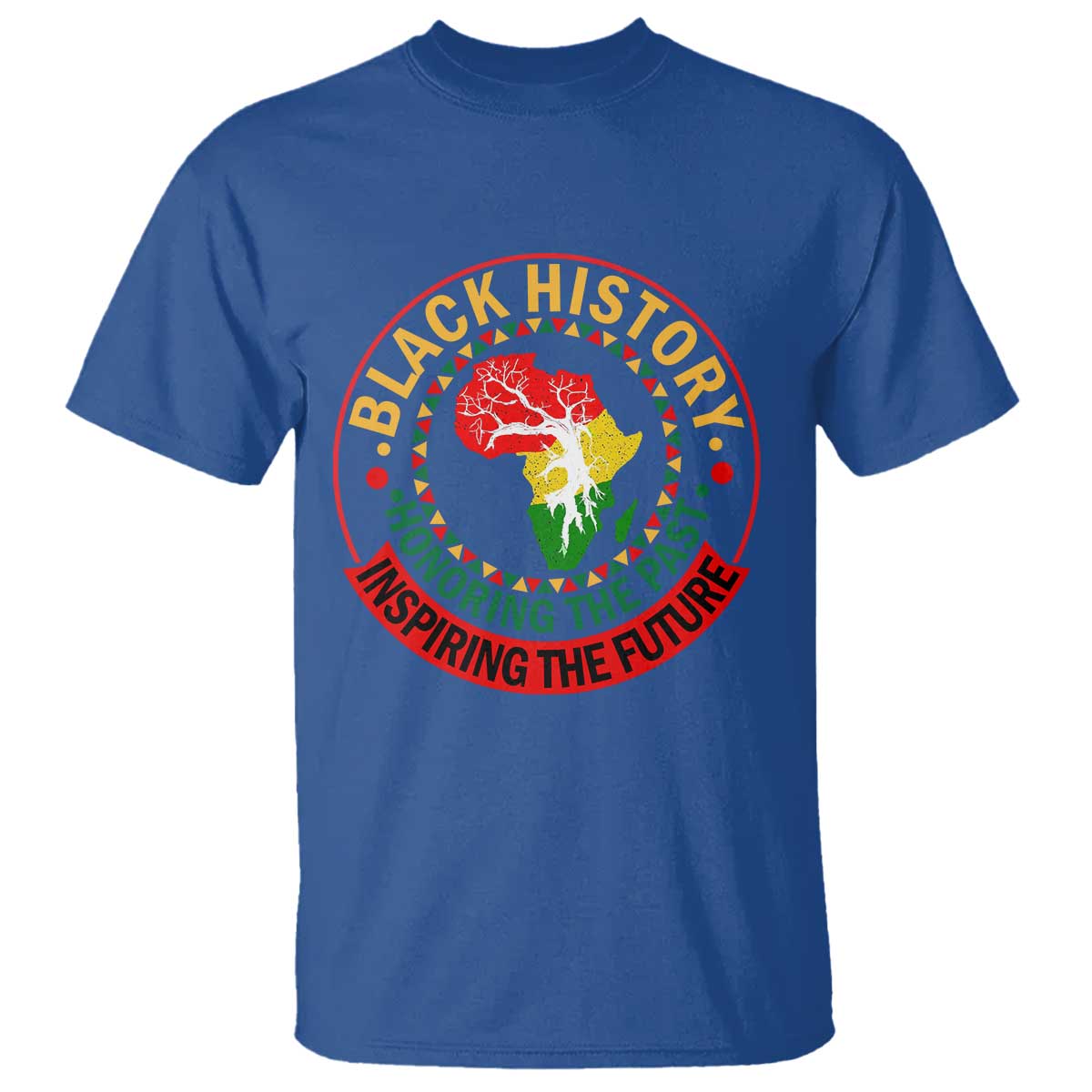 Inspiring The Future Honoring The Past T Shirt African American Heritage - Wonder Print Shop