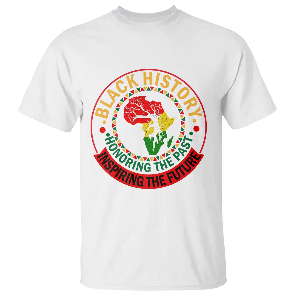 Inspiring The Future Honoring The Past T Shirt African American Heritage - Wonder Print Shop