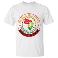 Inspiring The Future Honoring The Past T Shirt African American Heritage - Wonder Print Shop