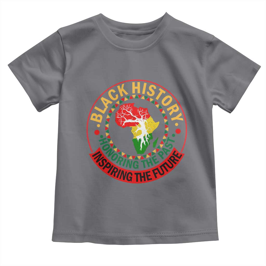 Inspiring The Future Honoring The Past Toddler T Shirt African American Heritage - Wonder Print Shop