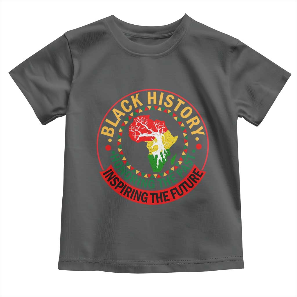 Inspiring The Future Honoring The Past Toddler T Shirt African American Heritage - Wonder Print Shop