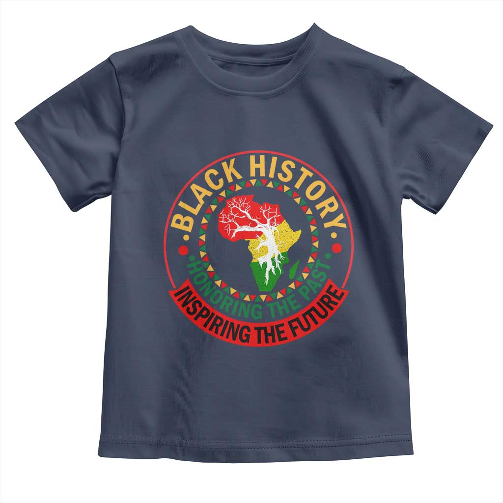 Inspiring The Future Honoring The Past Toddler T Shirt African American Heritage - Wonder Print Shop