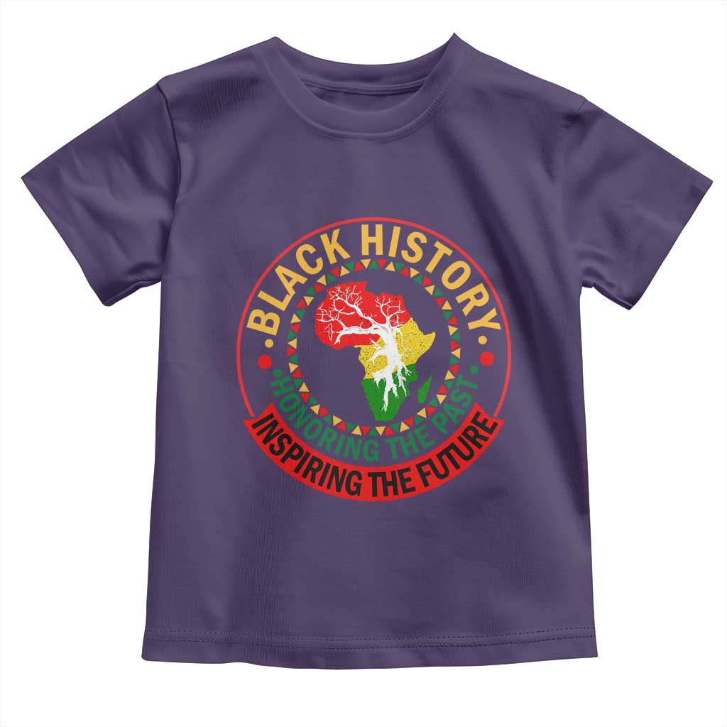 Inspiring The Future Honoring The Past Toddler T Shirt African American Heritage - Wonder Print Shop