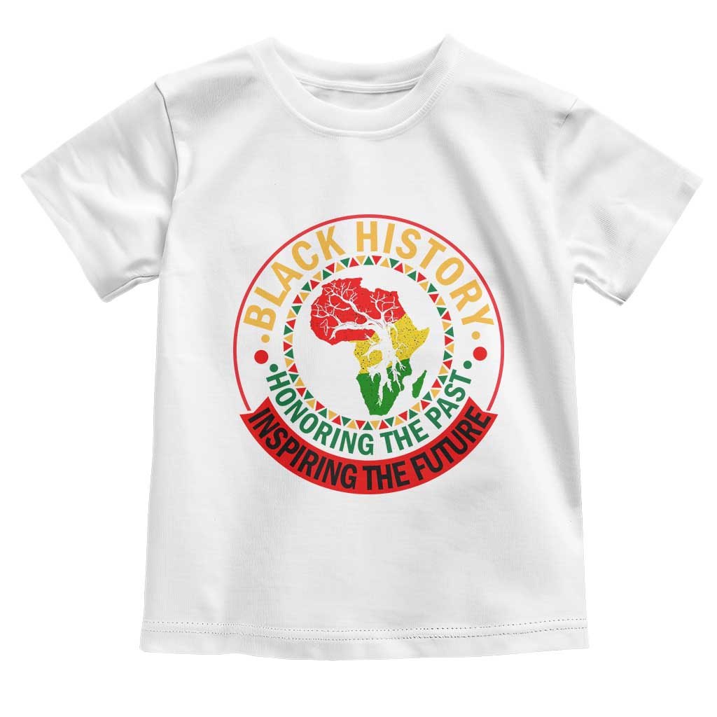 Inspiring The Future Honoring The Past Toddler T Shirt African American Heritage - Wonder Print Shop