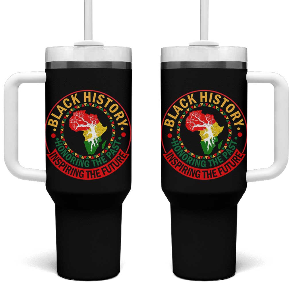 Inspiring The Future Honoring The Past Tumbler With Handle African American Heritage - Wonder Print Shop