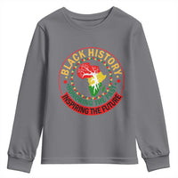 Inspiring The Future Honoring The Past Youth Sweatshirt African American Heritage - Wonder Print Shop