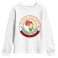 Inspiring The Future Honoring The Past Youth Sweatshirt African American Heritage - Wonder Print Shop