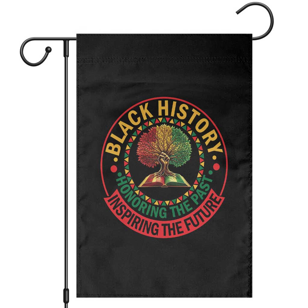 Black History Month Quote Garden Flag Honoring The Past Inspiring The Future Gift - Wonder Print Shop