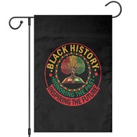Black History Month Quote Garden Flag Honoring The Past Inspiring The Future Gift - Wonder Print Shop