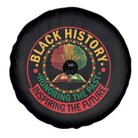 Black History Month Quote Spare Tire Cover Honoring The Past Inspiring The Future Gift - Wonder Print Shop