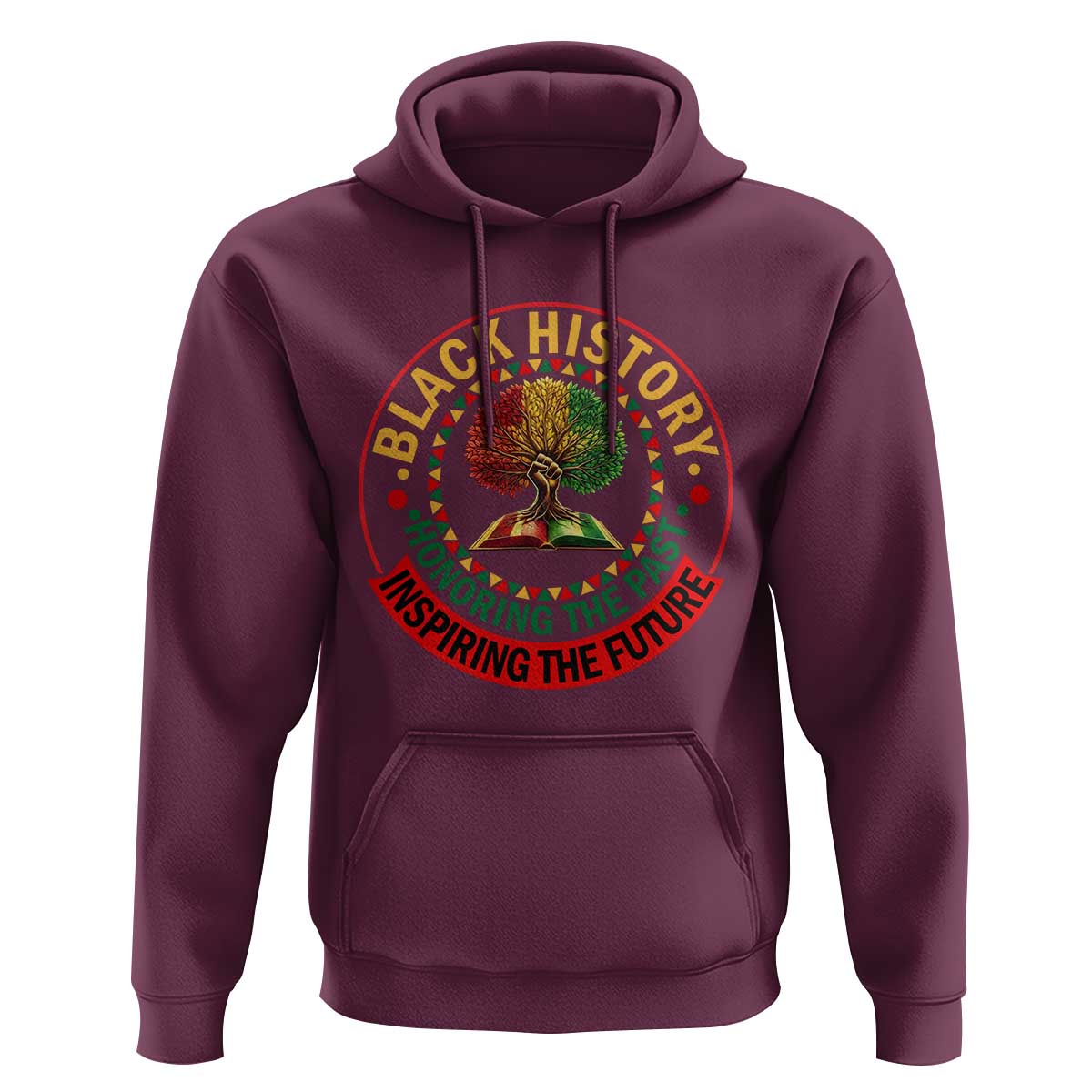 Black History Month Quote Hoodie Honoring The Past Inspiring The Future Gift - Wonder Print Shop