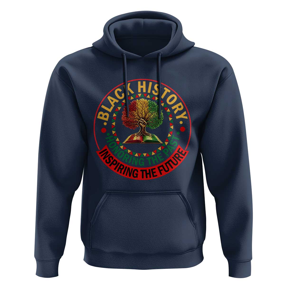 Black History Month Quote Hoodie Honoring The Past Inspiring The Future Gift - Wonder Print Shop