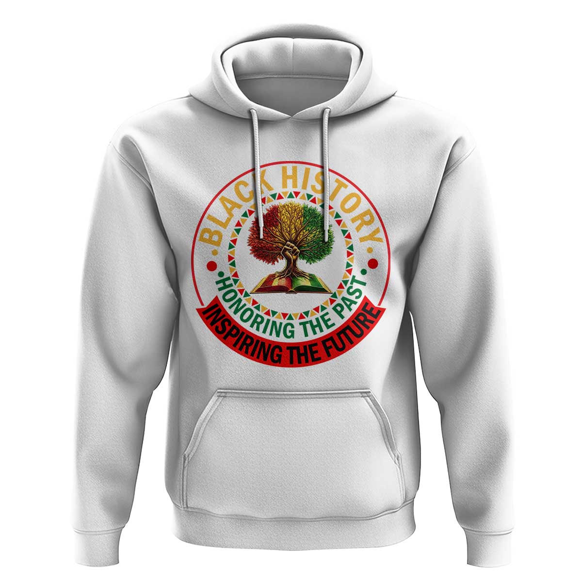 Black History Month Quote Hoodie Honoring The Past Inspiring The Future Gift - Wonder Print Shop