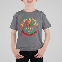 Black History Month Quote T Shirt For Kid Honoring The Past Inspiring The Future Gift - Wonder Print Shop