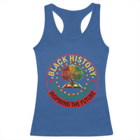 Black History Month Quote Racerback Tank Top Honoring The Past Inspiring The Future Gift - Wonder Print Shop