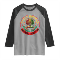 Black History Month Quote Raglan Shirt Honoring The Past Inspiring The Future Gift - Wonder Print Shop
