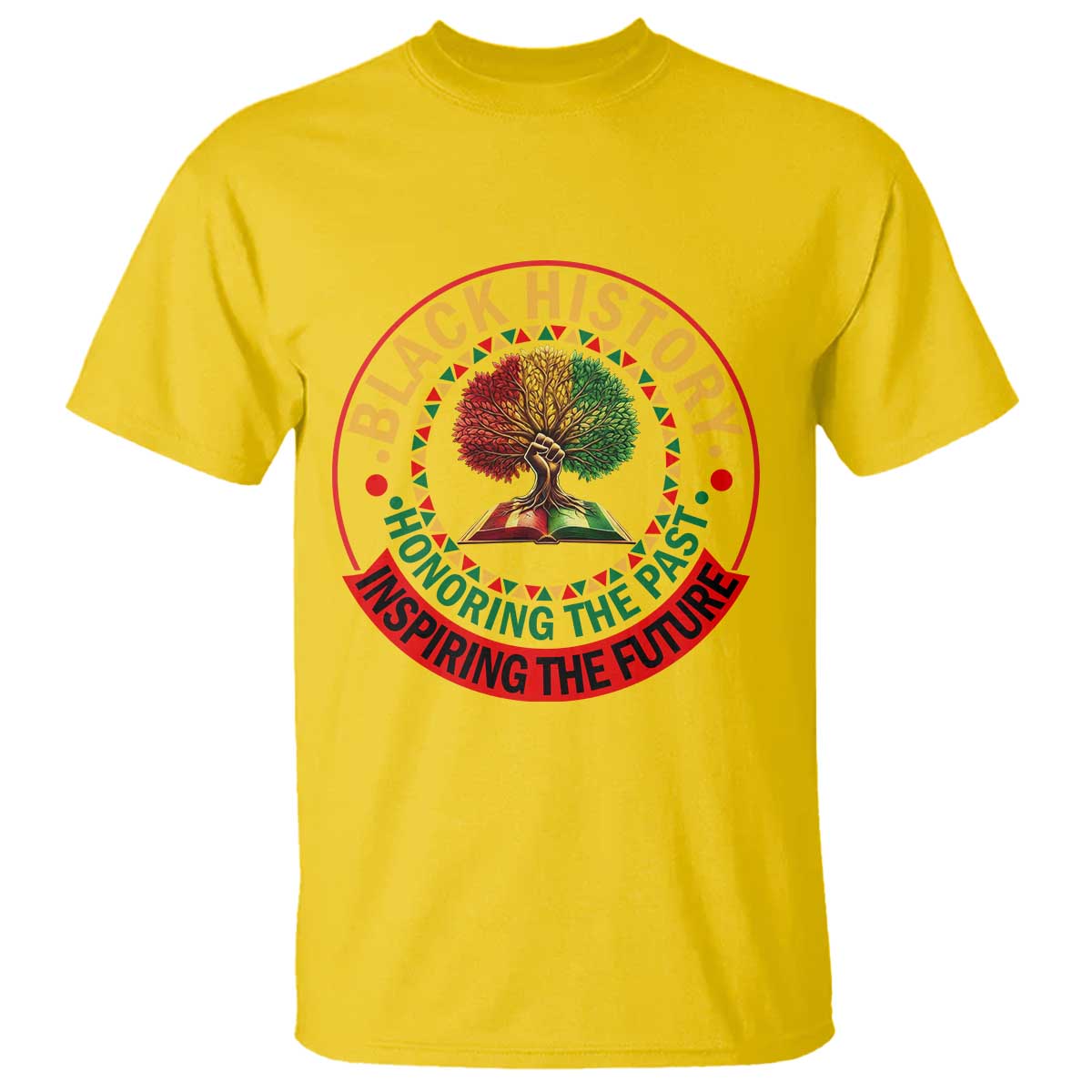 Black History Month Quote T Shirt Honoring The Past Inspiring The Future Gift - Wonder Print Shop