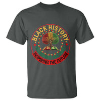 Black History Month Quote T Shirt Honoring The Past Inspiring The Future Gift - Wonder Print Shop