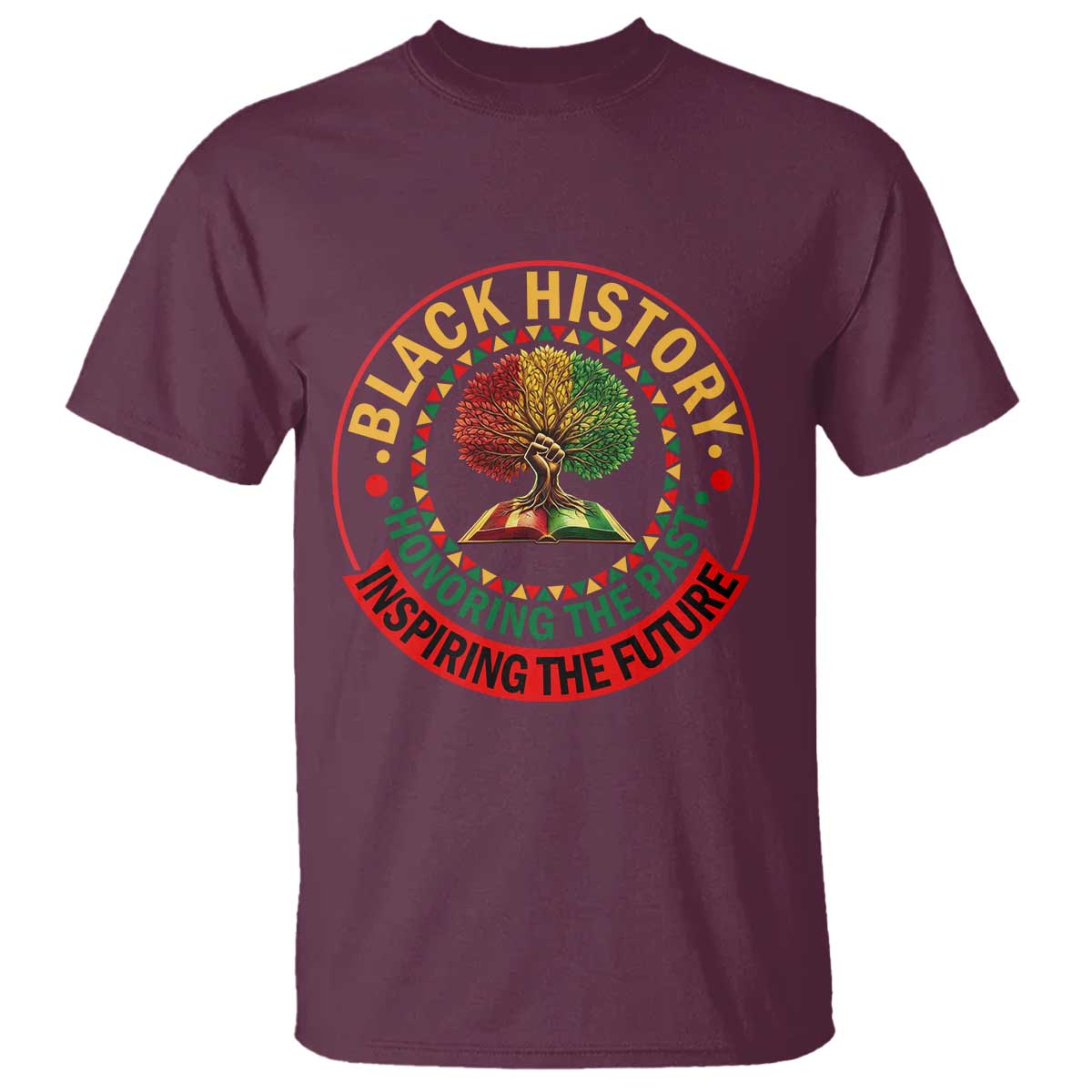 Black History Month Quote T Shirt Honoring The Past Inspiring The Future Gift - Wonder Print Shop