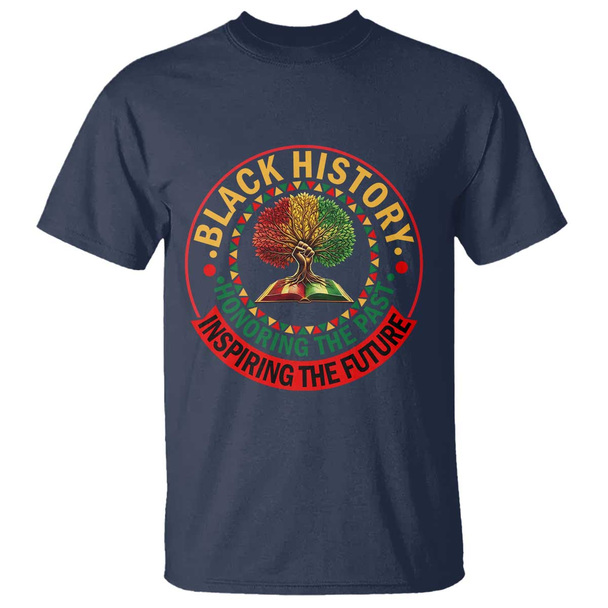 Black History Month Quote T Shirt Honoring The Past Inspiring The Future Gift - Wonder Print Shop