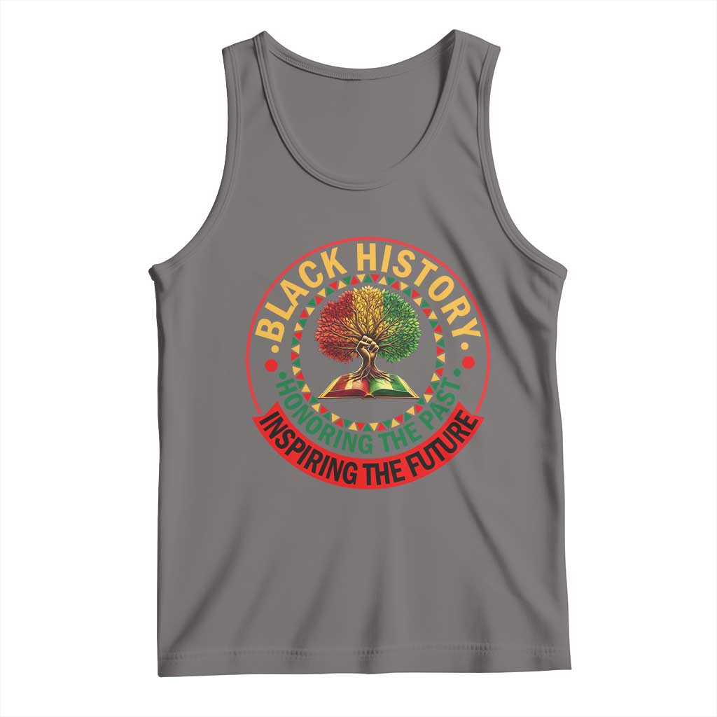 Black History Month Quote Tank Top Honoring The Past Inspiring The Future Gift - Wonder Print Shop