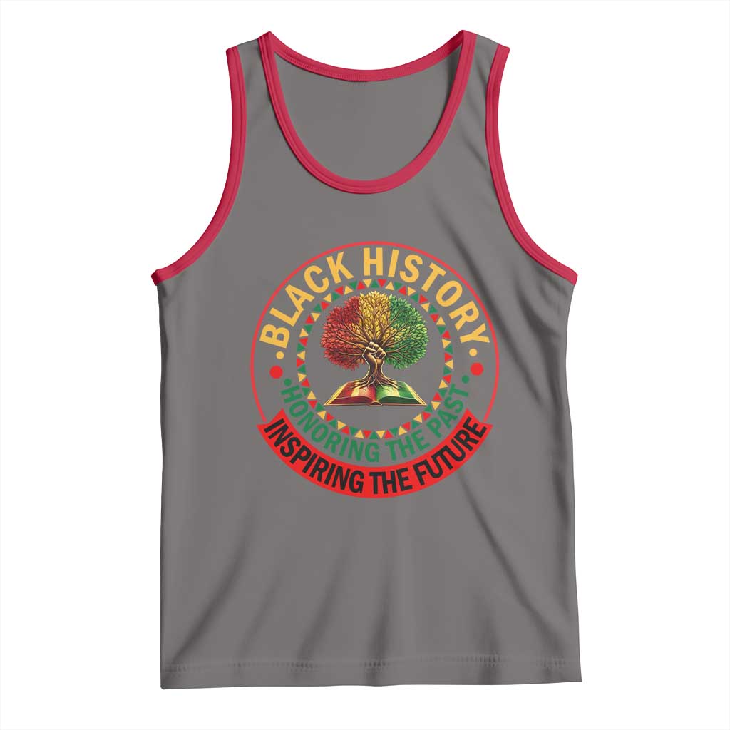 Black History Month Quote Tank Top Honoring The Past Inspiring The Future Gift - Wonder Print Shop