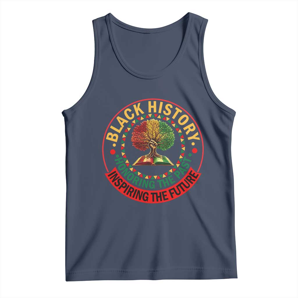 Black History Month Quote Tank Top Honoring The Past Inspiring The Future Gift - Wonder Print Shop