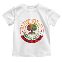 Black History Month Quote Toddler T Shirt Honoring The Past Inspiring The Future Gift - Wonder Print Shop