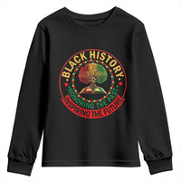 Black History Month Quote Youth Sweatshirt Honoring The Past Inspiring The Future Gift - Wonder Print Shop
