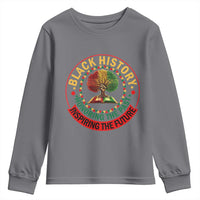 Black History Month Quote Youth Sweatshirt Honoring The Past Inspiring The Future Gift - Wonder Print Shop