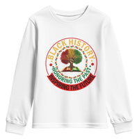 Black History Month Quote Youth Sweatshirt Honoring The Past Inspiring The Future Gift - Wonder Print Shop