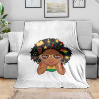 My Roots Black History Culture Pride Throw Blanket African American Heritage - Wonder Print Shop