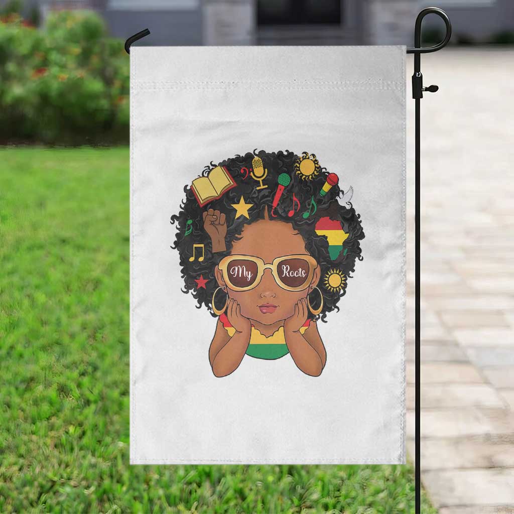 My Roots Black History Culture Pride Garden Flag African American Heritage - Wonder Print Shop
