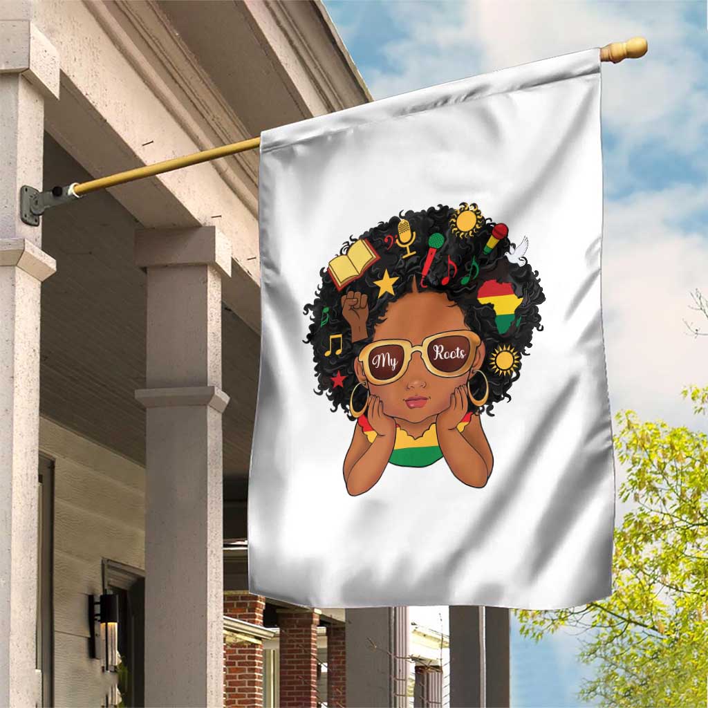 My Roots Black History Culture Pride Garden Flag African American Heritage - Wonder Print Shop