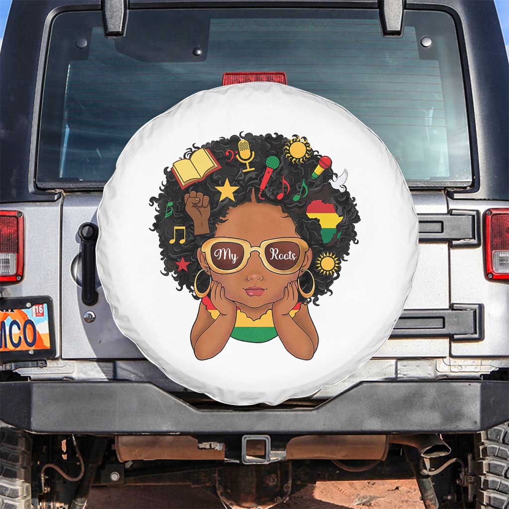 My Roots Black History Culture Pride Spare Tire Cover African American Heritage - Wonder Print Shop
