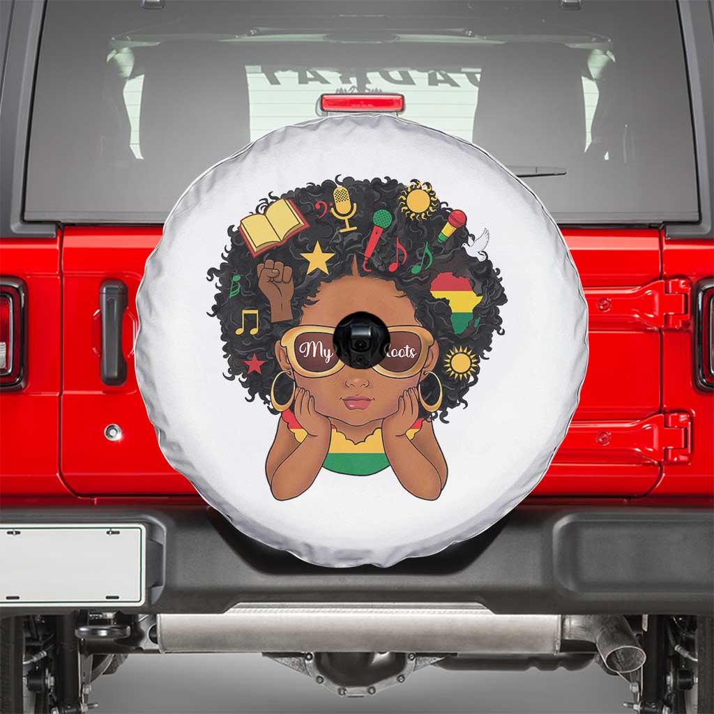 My Roots Black History Culture Pride Spare Tire Cover African American Heritage - Wonder Print Shop