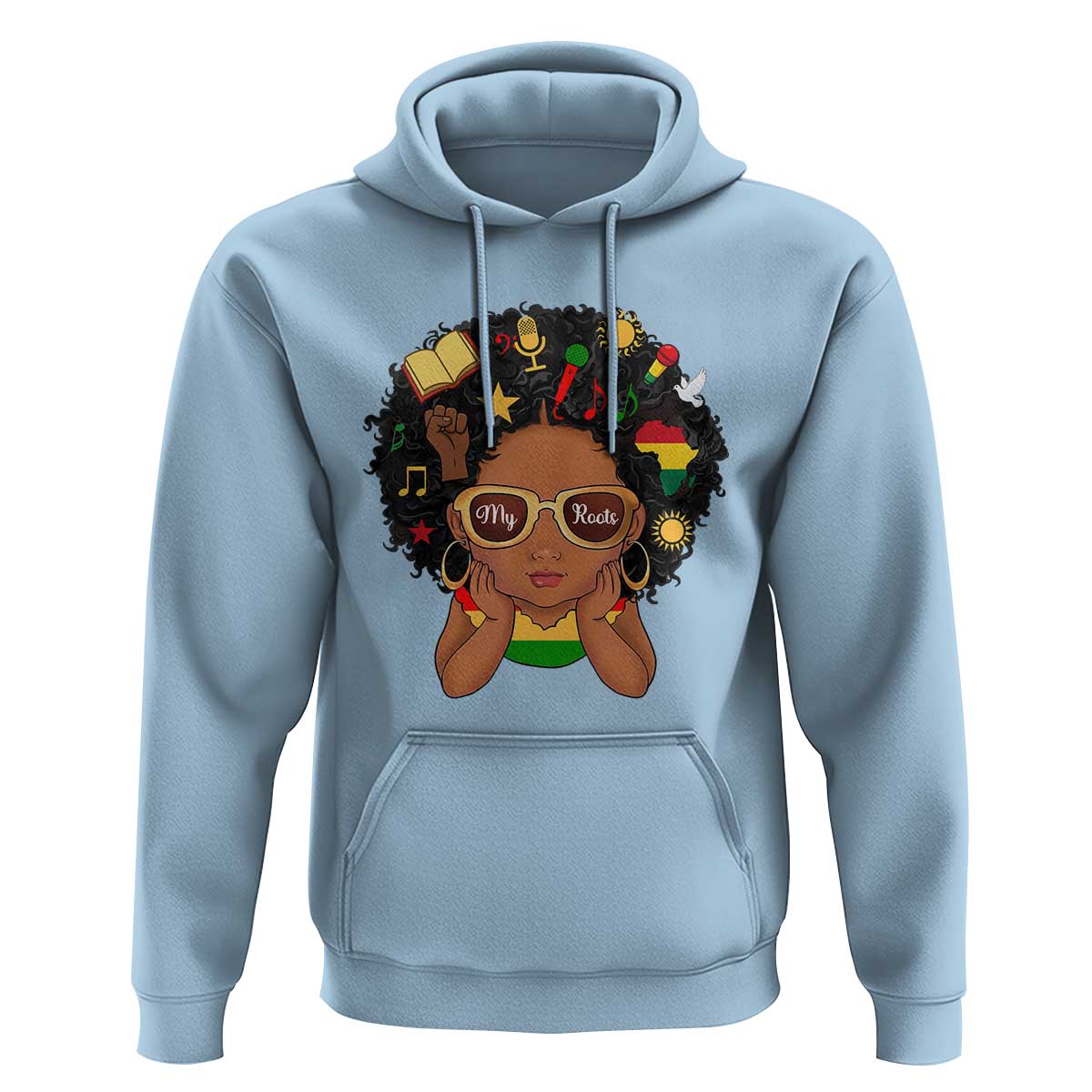 My Roots Black History Culture Pride Hoodie African American Heritage - Wonder Print Shop