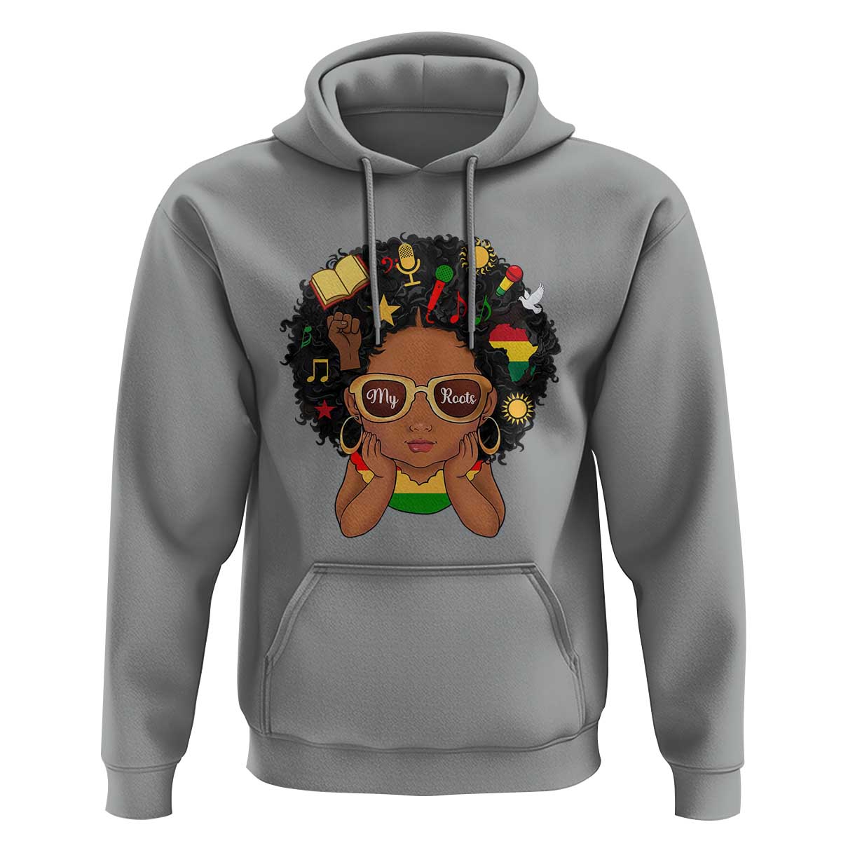 My Roots Black History Culture Pride Hoodie African American Heritage - Wonder Print Shop