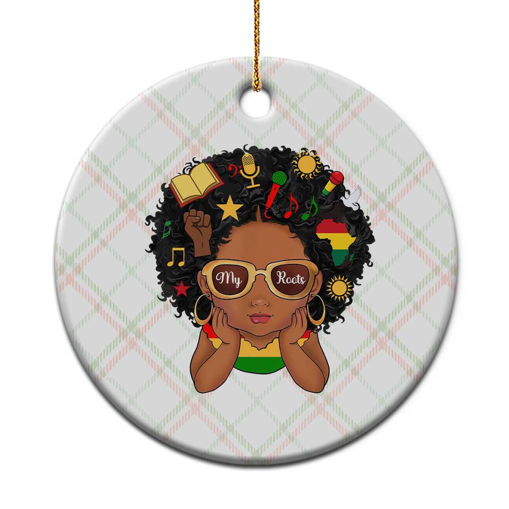 My Roots Black History Culture Pride Ceramic Ornament African American Heritage - Wonder Print Shop