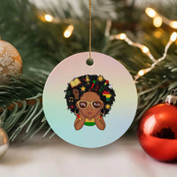 My Roots Black History Culture Pride Ceramic Ornament African American Heritage - Wonder Print Shop