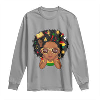 My Roots Black History Culture Pride Long Sleeve Shirt African American Heritage - Wonder Print Shop