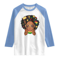 My Roots Black History Culture Pride Raglan Shirt African American Heritage - Wonder Print Shop