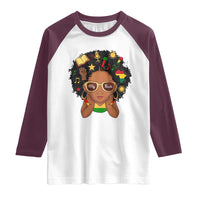My Roots Black History Culture Pride Raglan Shirt African American Heritage - Wonder Print Shop