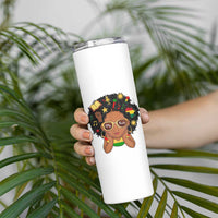 My Roots Black History Culture Pride Skinny Tumbler African American Heritage - Wonder Print Shop