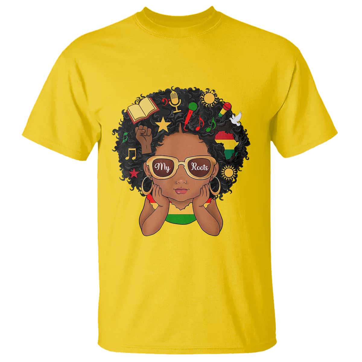 My Roots Black History Culture Pride T Shirt African American Heritage - Wonder Print Shop