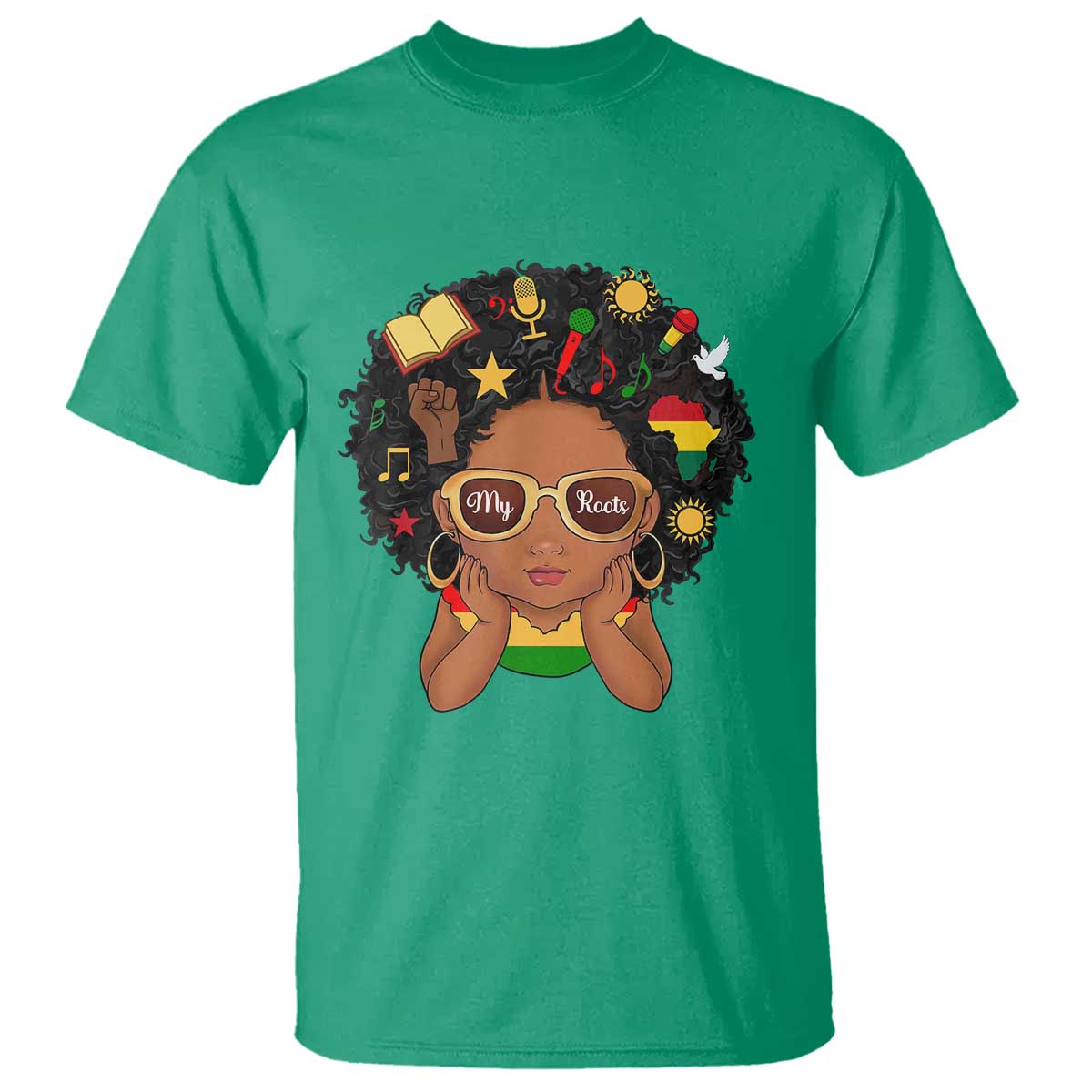 My Roots Black History Culture Pride T Shirt African American Heritage - Wonder Print Shop